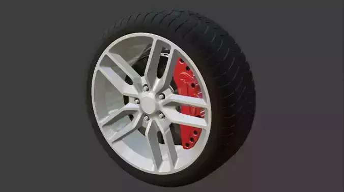 Chevrolet Corvette 2014 Tire and Rim