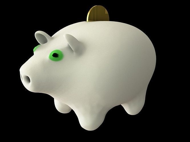 piggy bank Free 3D model