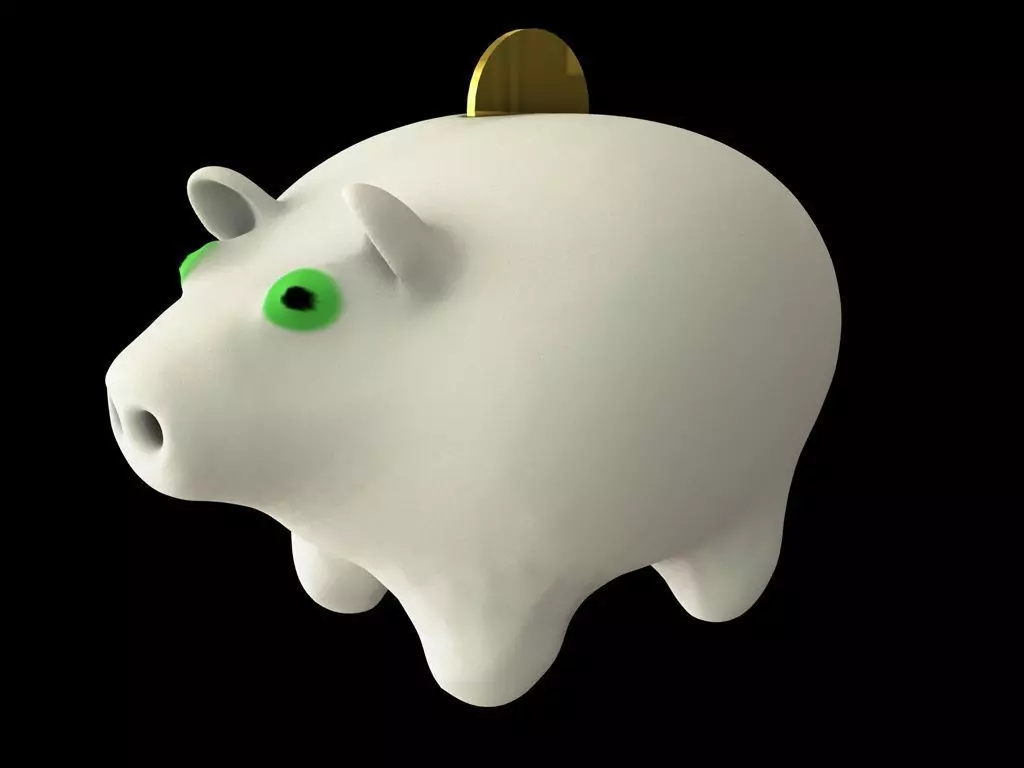 piggy bank Free 3D model