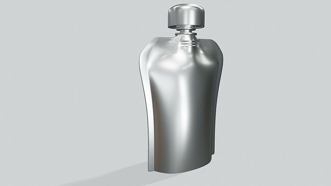 Drink Spout Pouch Mock Up  3D model 6