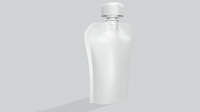 Drink Spout Pouch Mock Up  3D model 4
