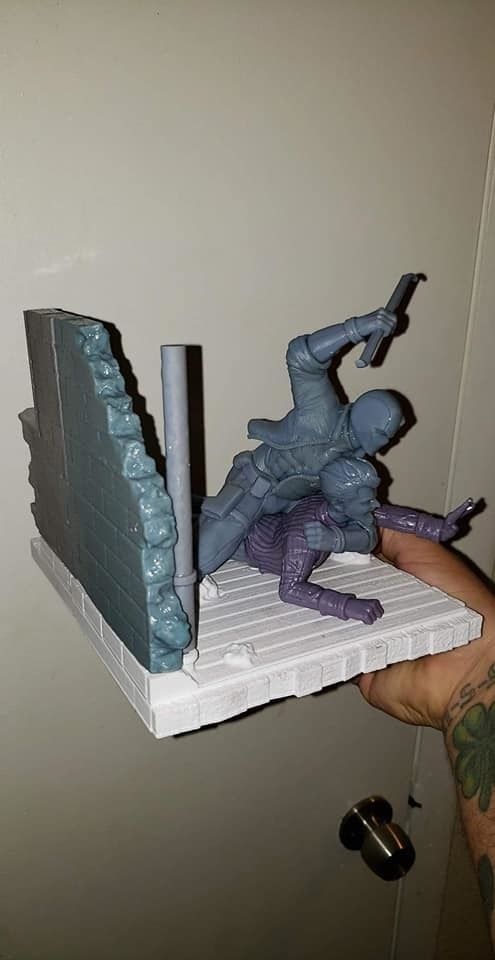 Red Hood vs Joker 3D print model_4