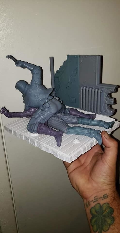 Red Hood vs Joker 3D print model_6