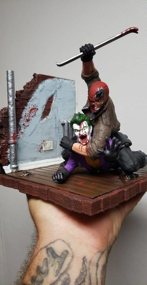 Red Hood vs Joker 3D print model_10
