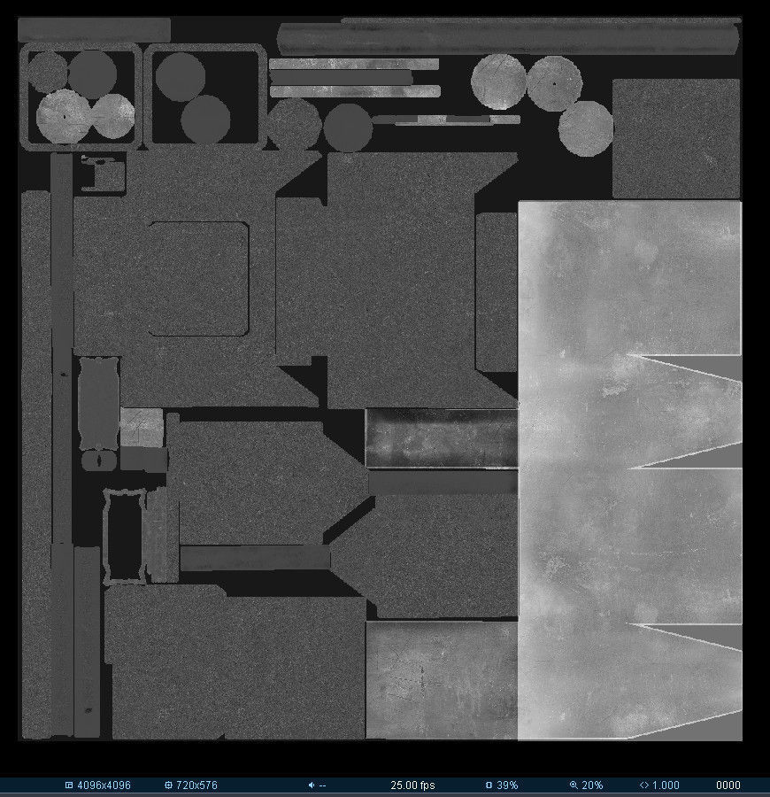 Old microphone Low Poly PBR ready Low-poly 3D model_7