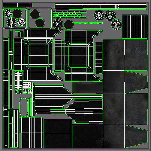 Old microphone Low Poly PBR ready Low-poly 3D model_6