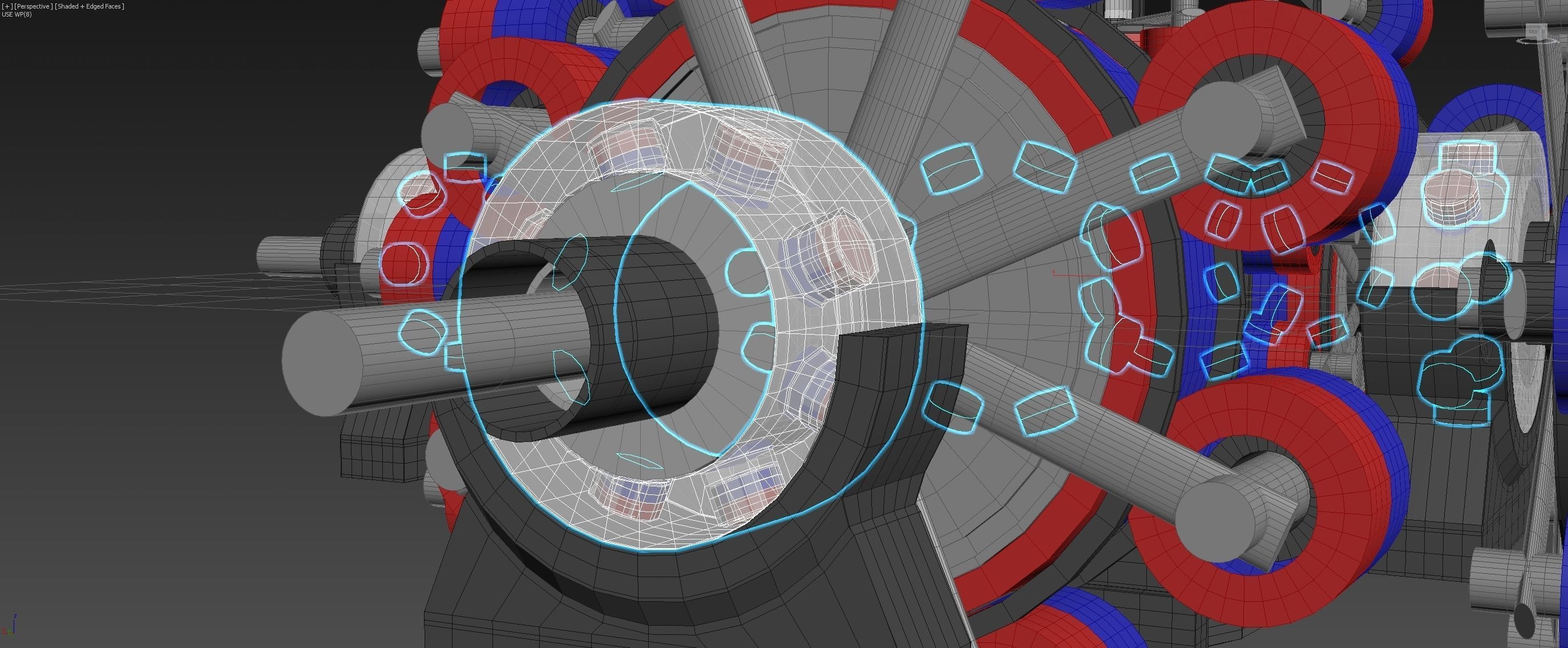 6D Suspended Inverted Magnetic Coupling - Concept 3D model_8