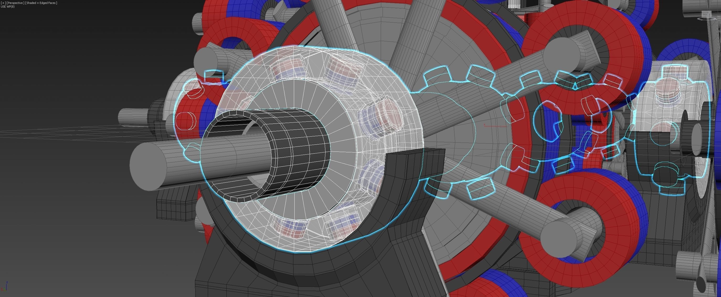 6D Suspended Inverted Magnetic Coupling - Concept 3D model_6