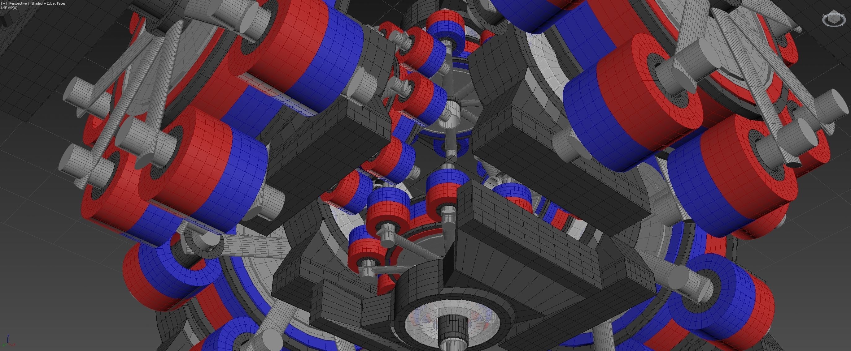 6D Suspended Inverted Magnetic Coupling - Concept 3D model_5