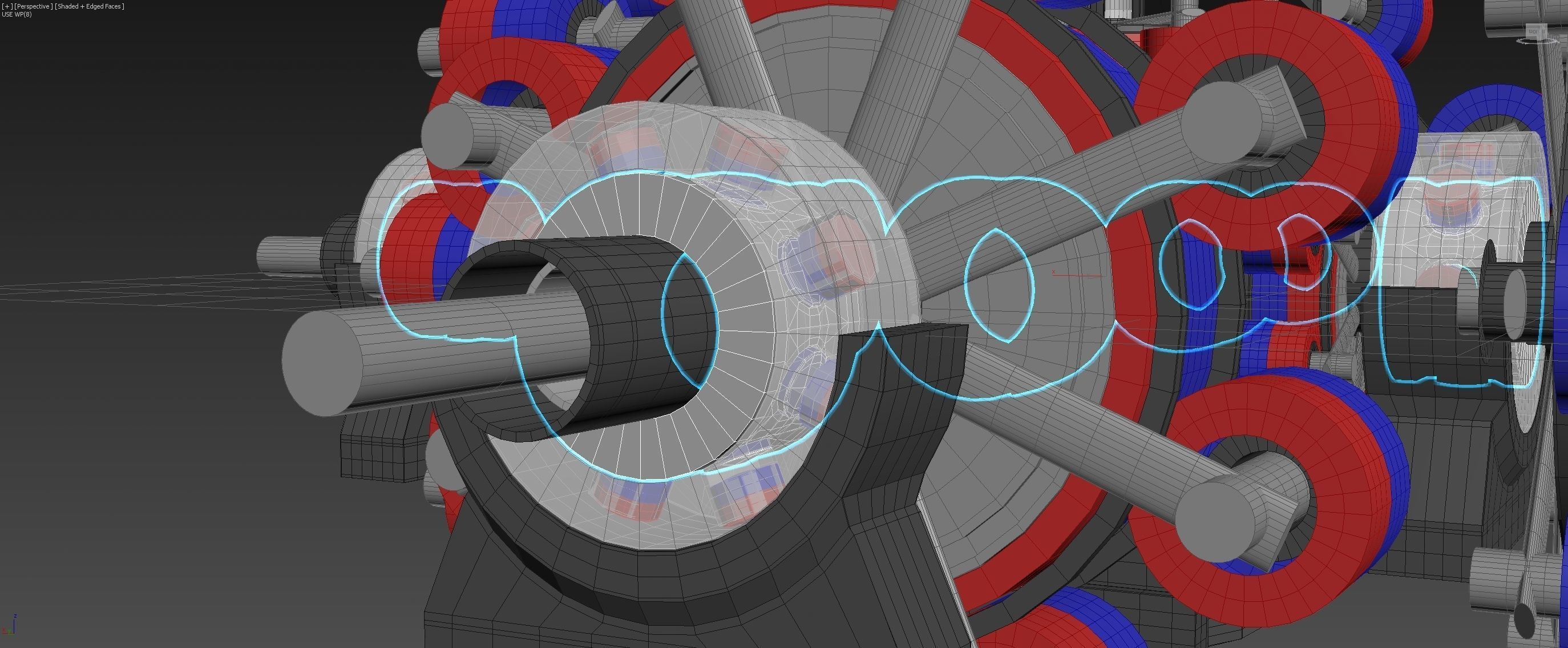 6D Suspended Inverted Magnetic Coupling - Concept 3D model_7