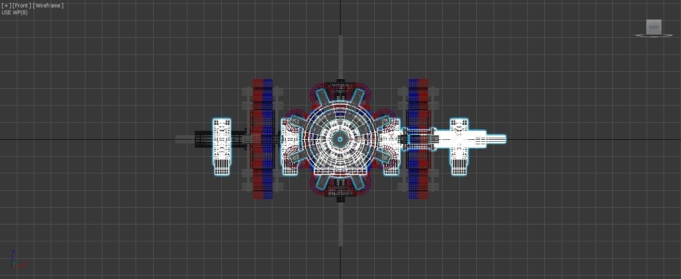 6D Suspended Inverted Magnetic Coupling - Concept 3D model_29