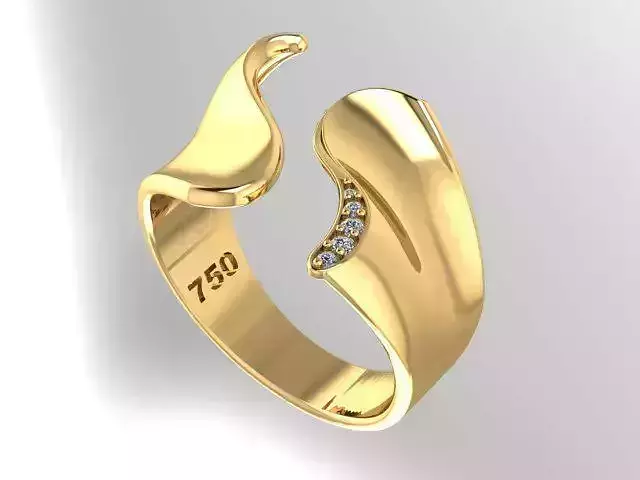 ring fashion 3D print model ring fashion 3D print model