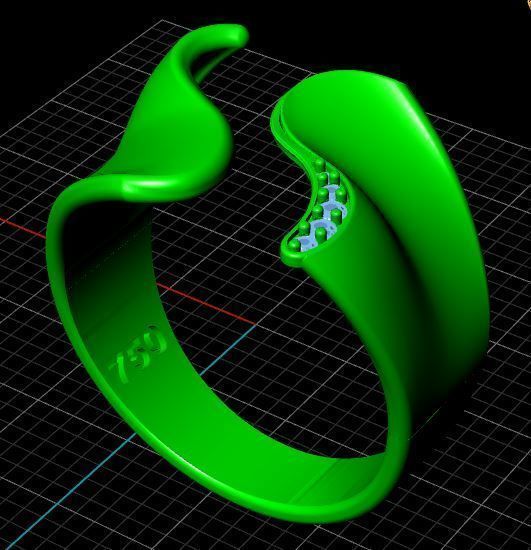 ring fashion 3D print model_8