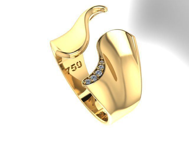 ring fashion 3D print model_1