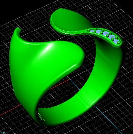 ring fashion 3D print model_9