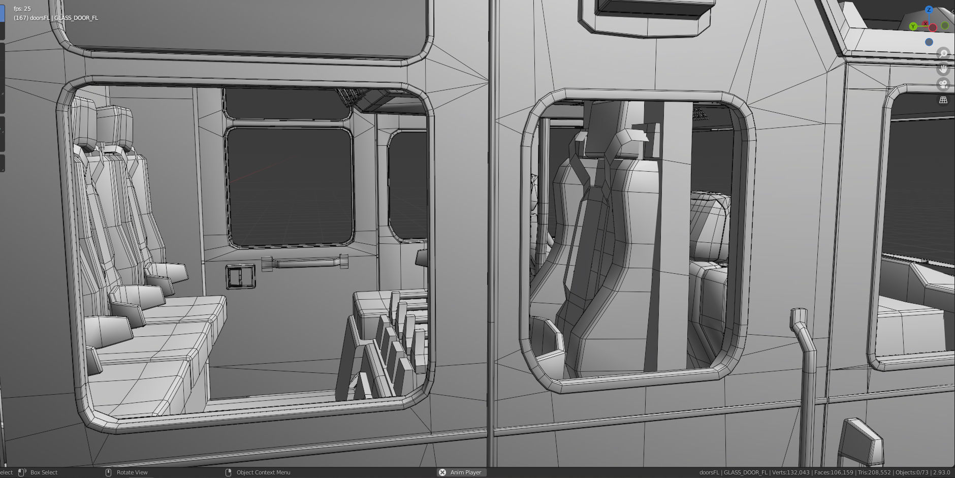 Firetruck Pierce Ascendant 107 Heavy-Duty Tiller Aerial Ladder Low-poly 3D model_16