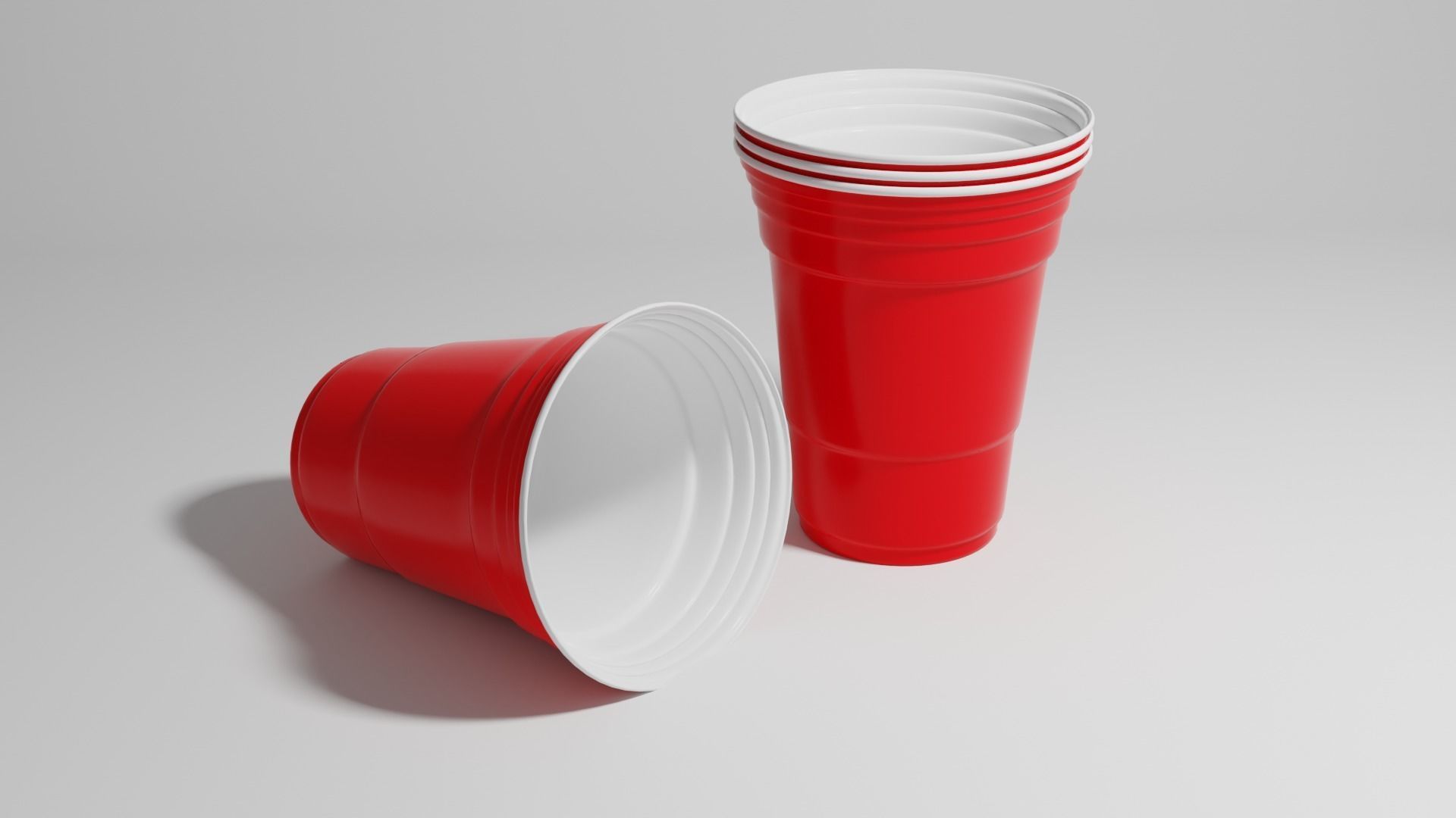 Red Solo Cup 3D model_2