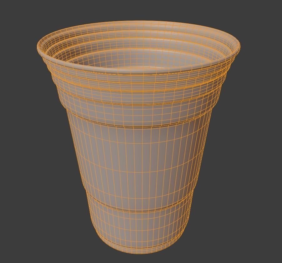 Red Solo Cup 3D model_5
