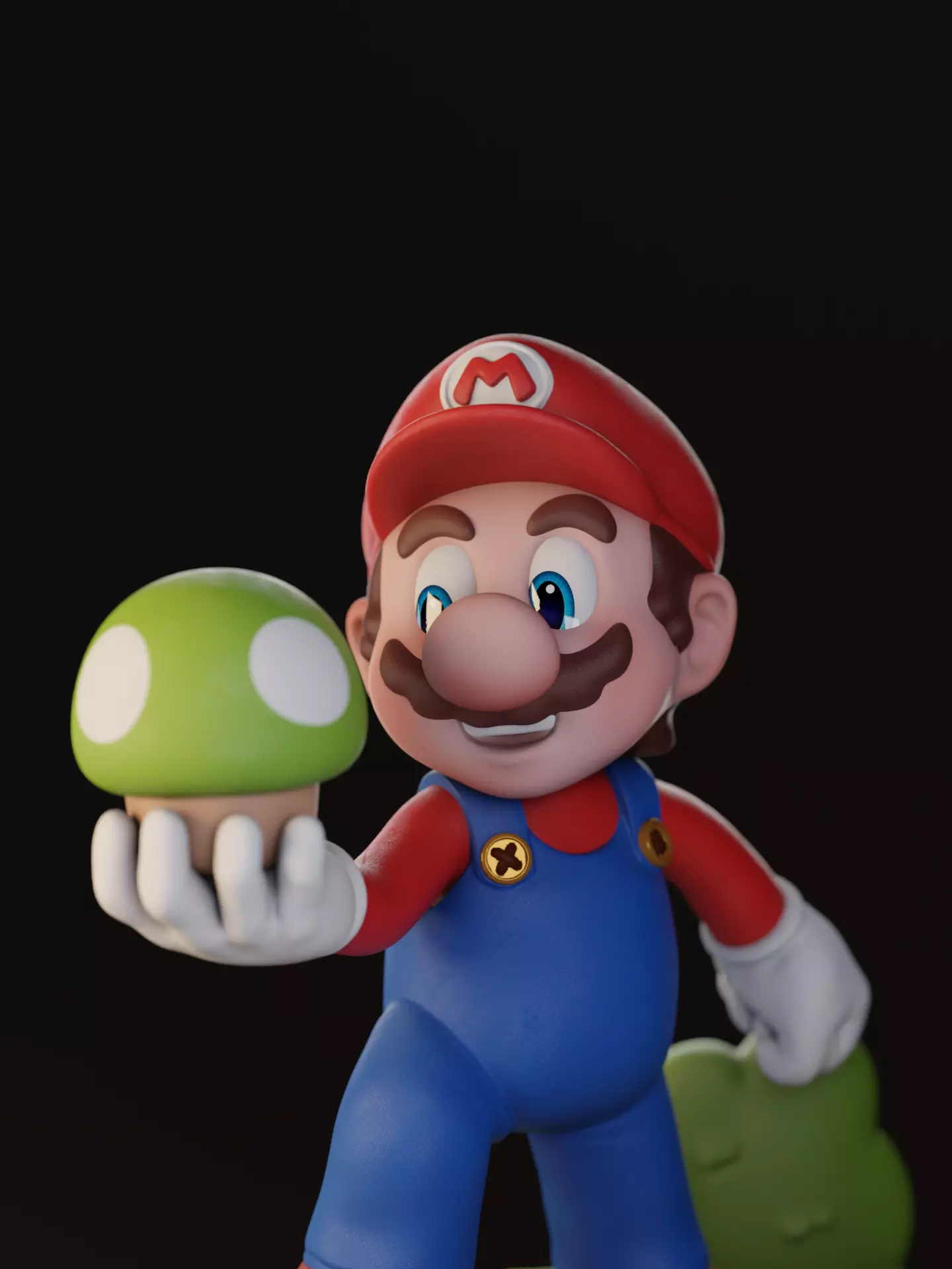 Mario figurine 3D print model_0