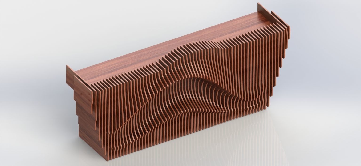 Parametric Reception III 3D model_8