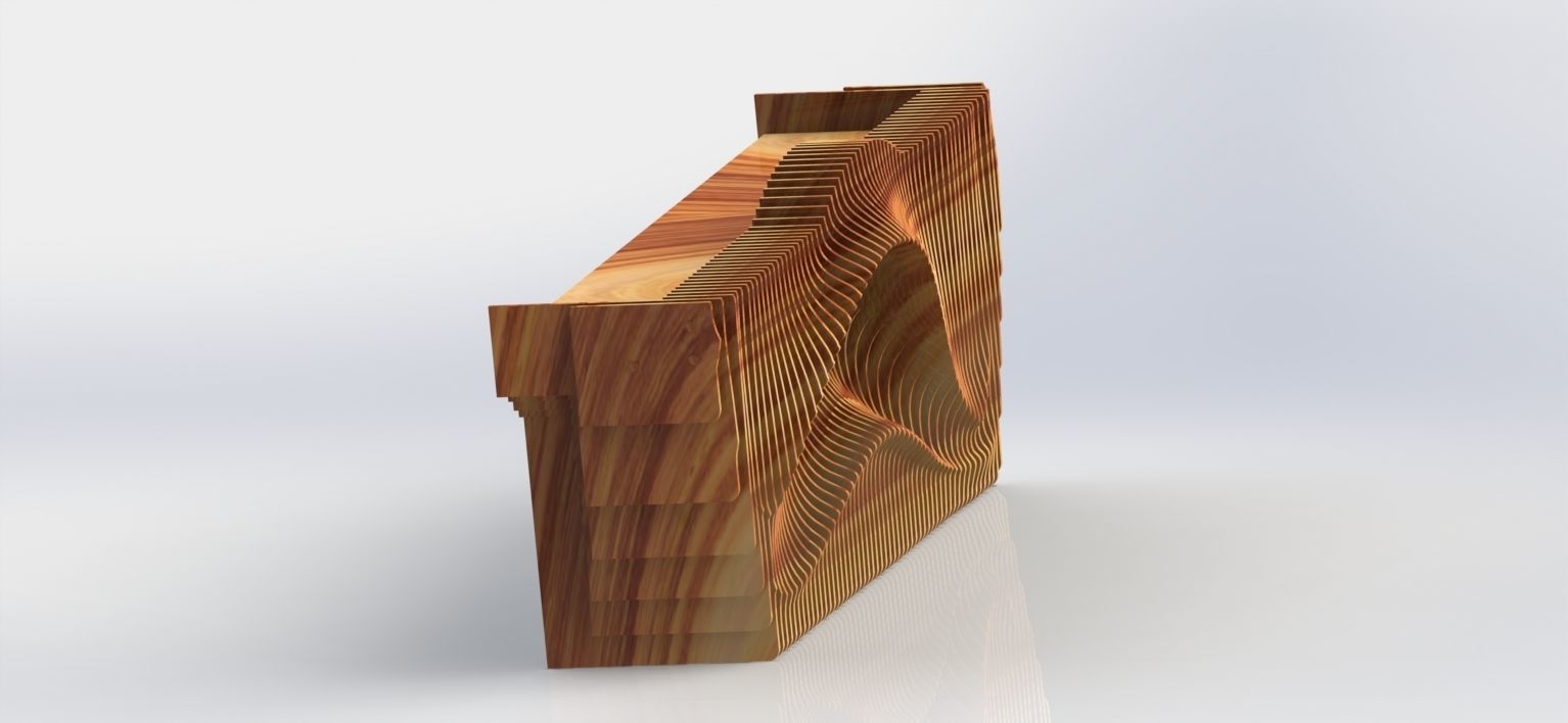 Parametric Reception III 3D model_6