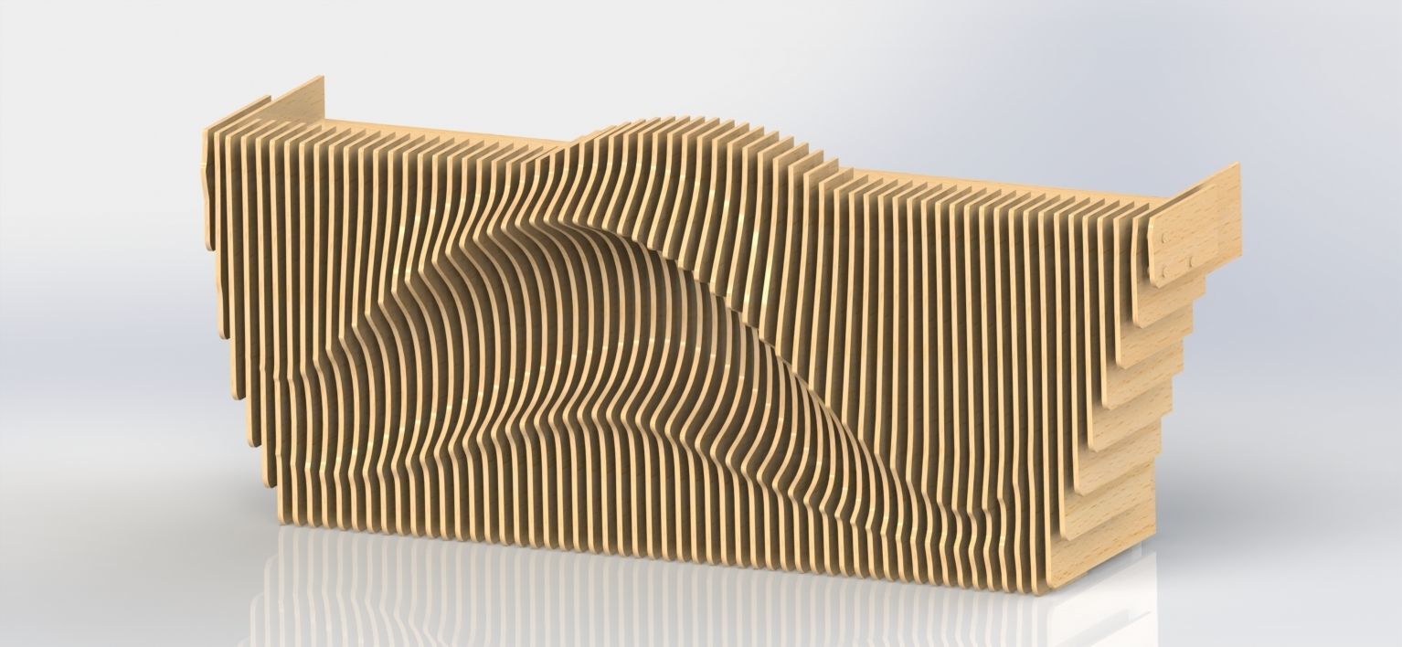 Parametric Reception III 3D model_1