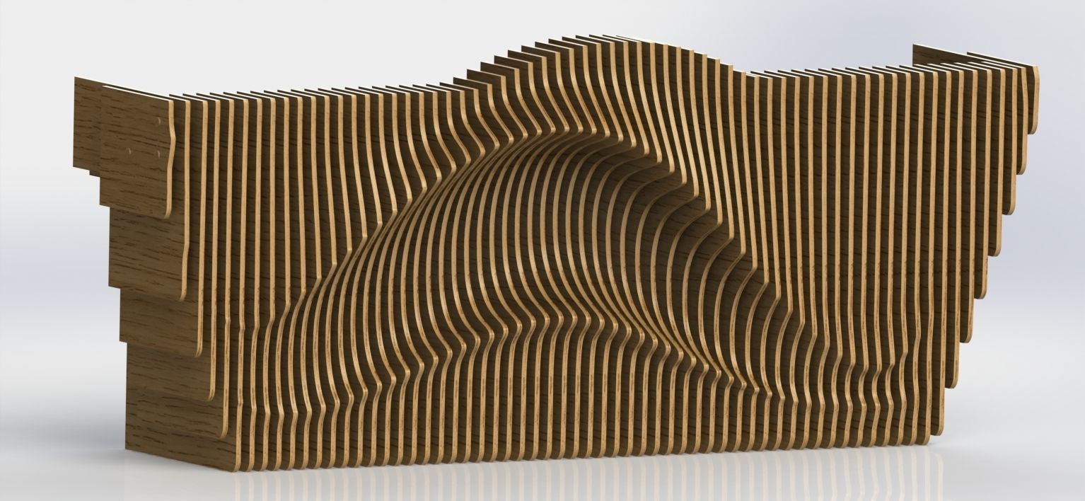 Parametric Reception III 3D model_2