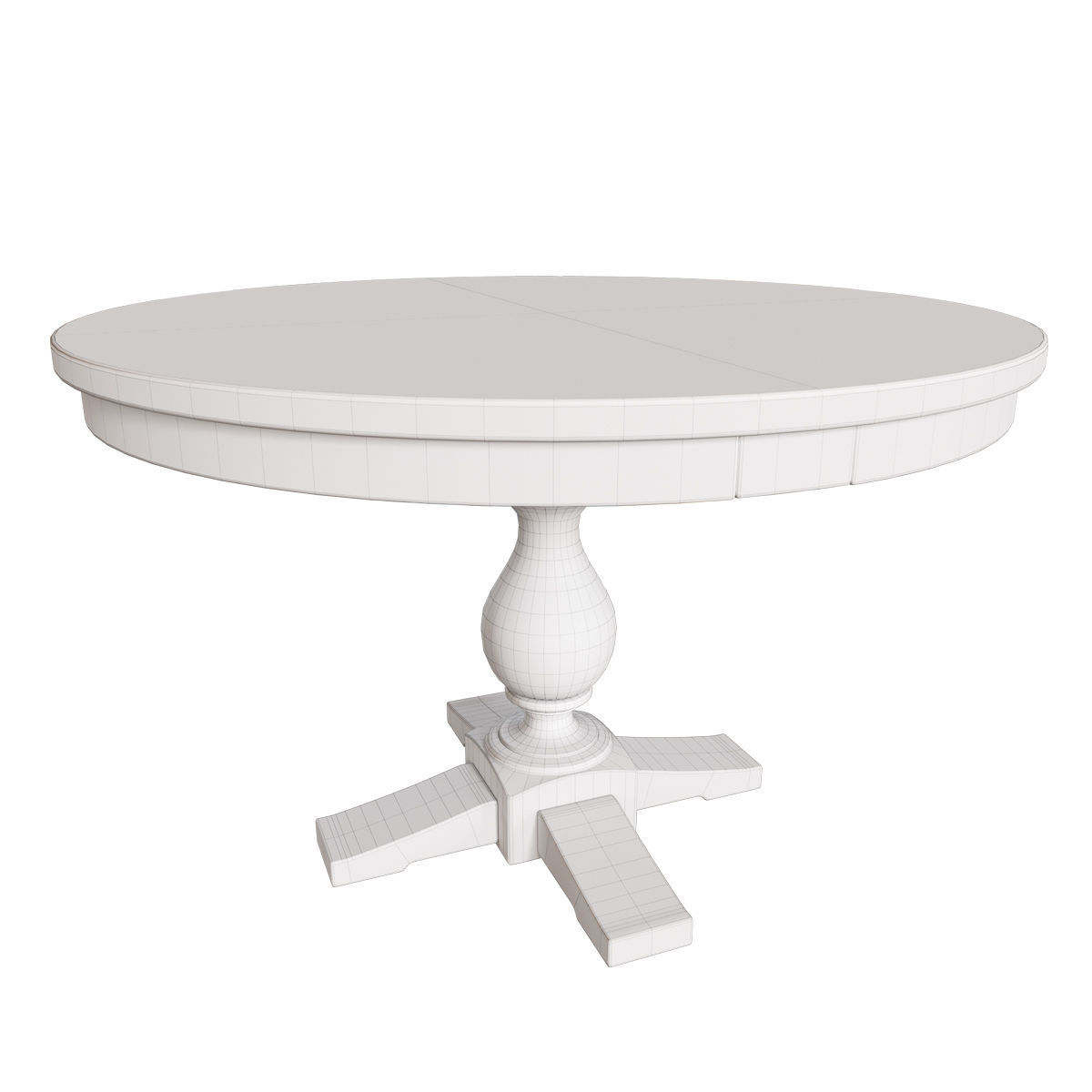 Lehome T268 Round Dining Table 3D model_6