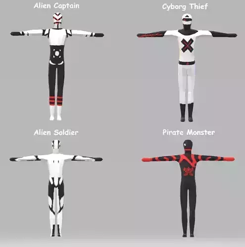 TABS Wobblers Pack Free 3D model