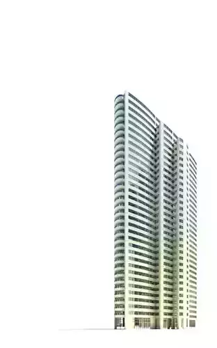 Rounded Skinny Skyscraper