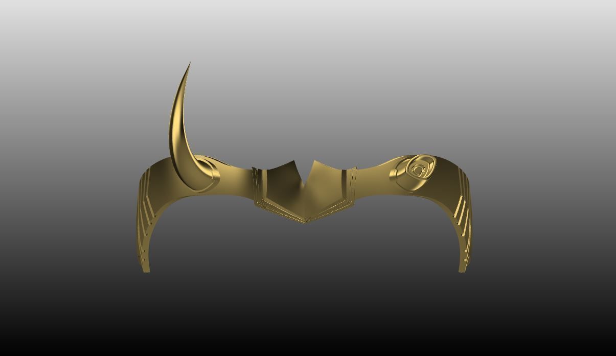 Lady Loki Sylvie Crown Headpiece v2 Loki Series 3D print model_1