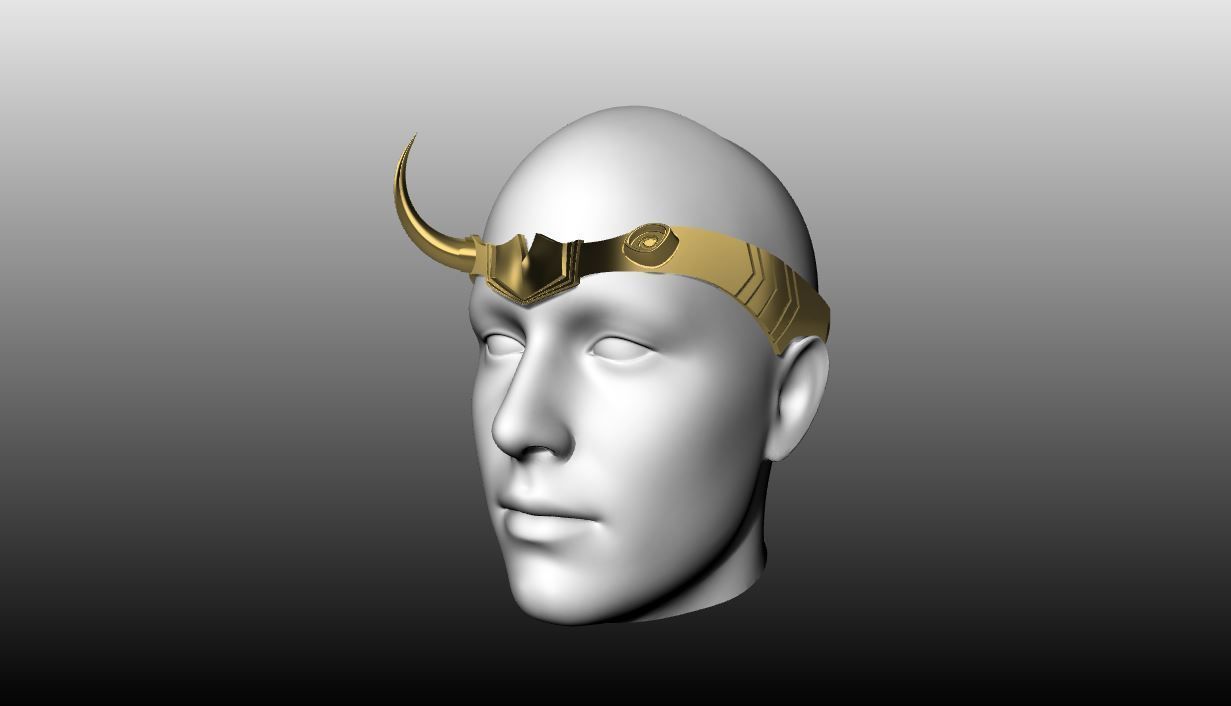 Lady Loki Sylvie Crown Headpiece v2 Loki Series 3D print model_3