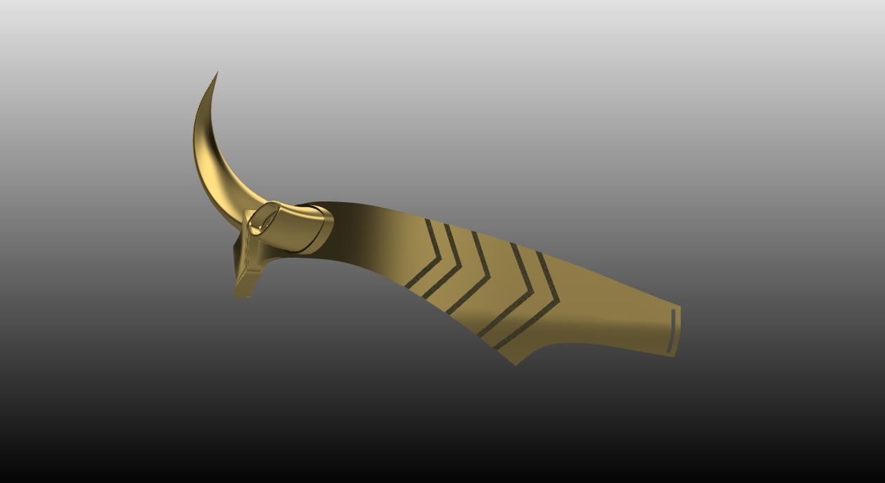 Lady Loki Sylvie Crown Headpiece v2 Loki Series 3D print model_2