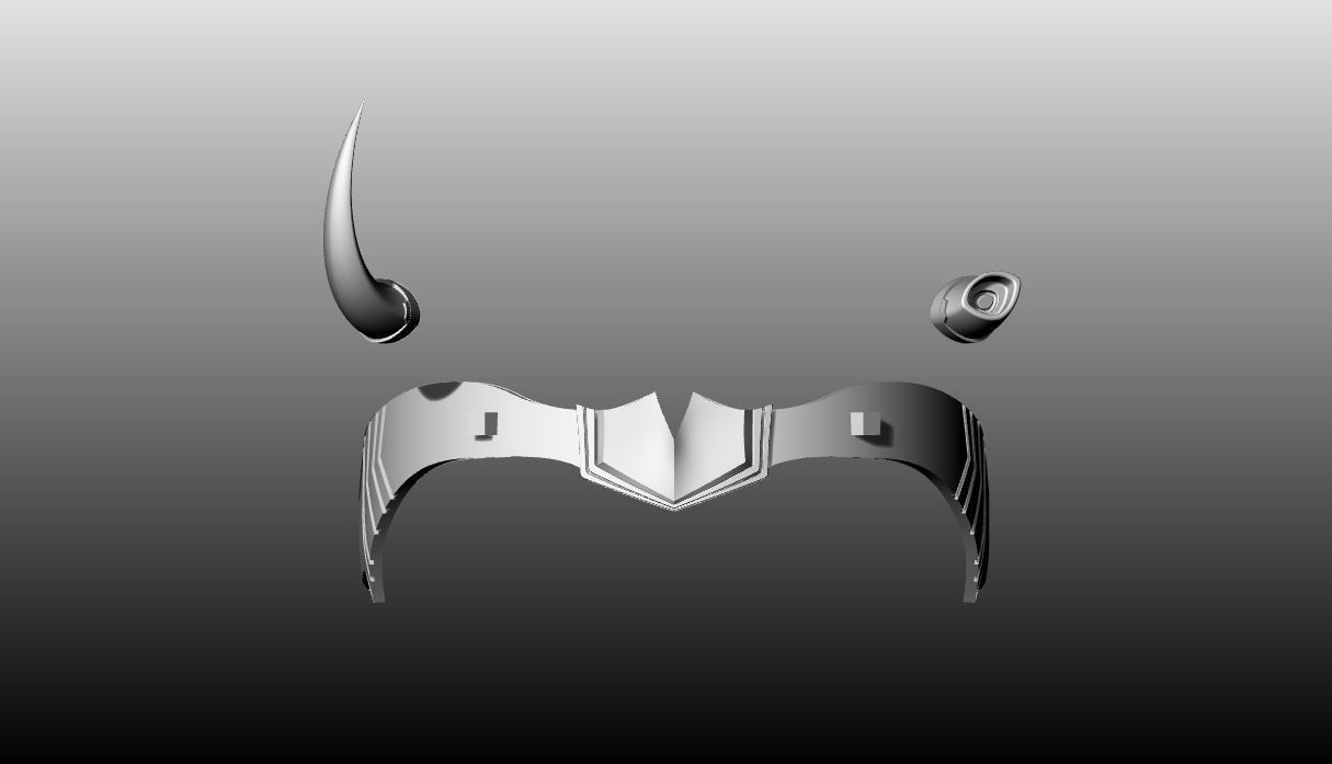 Lady Loki Sylvie Crown Headpiece v2 Loki Series 3D print model_5