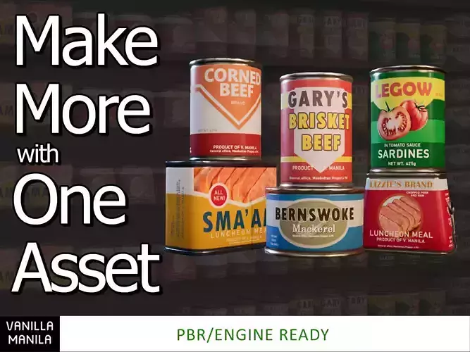Retro Kitchen - Canned Goods