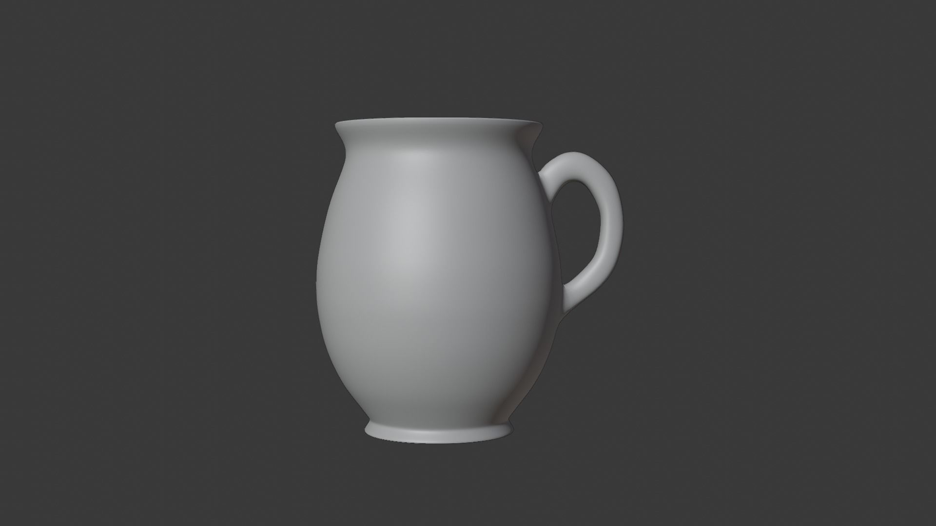 Vase and mugs set 3D model_9