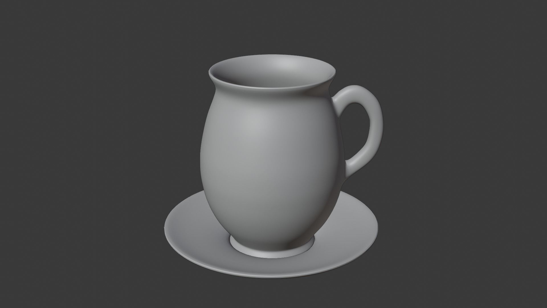 Vase and mugs set 3D model_13