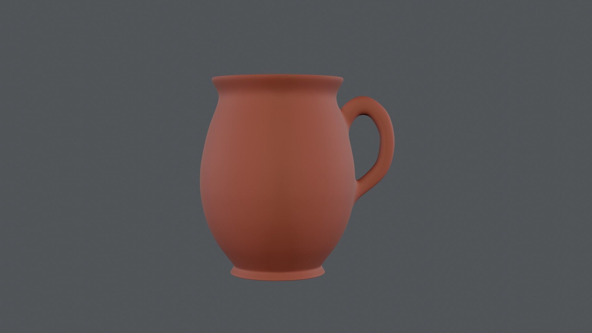 Vase and mugs set 3D model_10