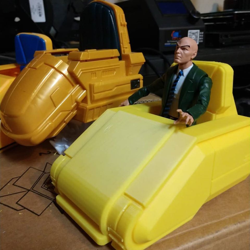 Professor Xavier Hover Chair STL  3D print model_9