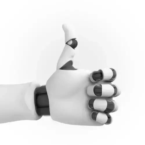 Robot Hand Rigged Animated 3D model