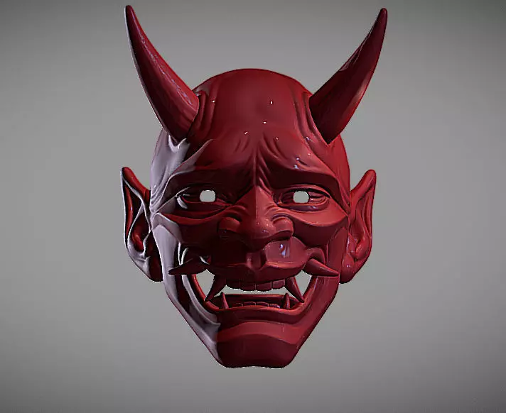 HANNYA MASK 3D print model