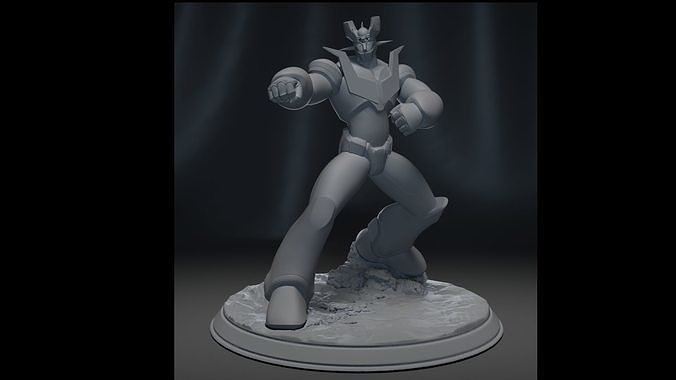 MAZINGER -Z colorful robot 3D print model