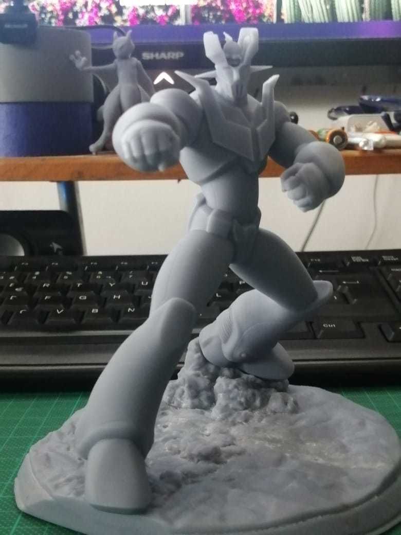 MAZINGER -Z colorful robot 3D print model_3