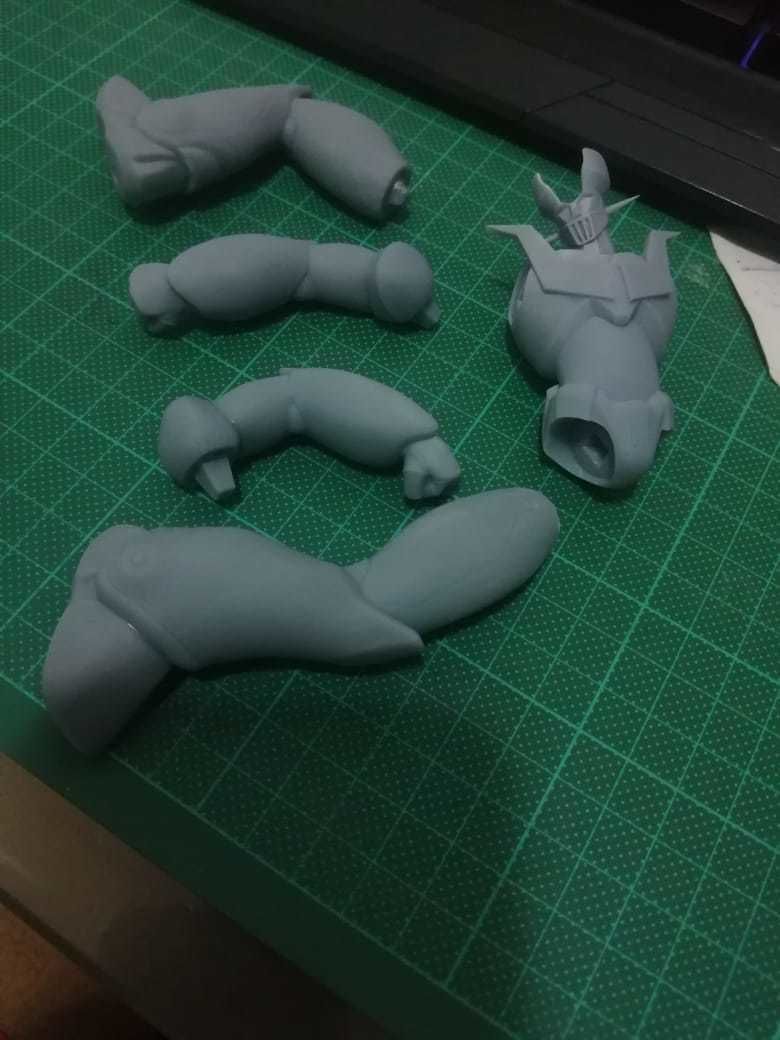 MAZINGER -Z colorful robot 3D print model_9