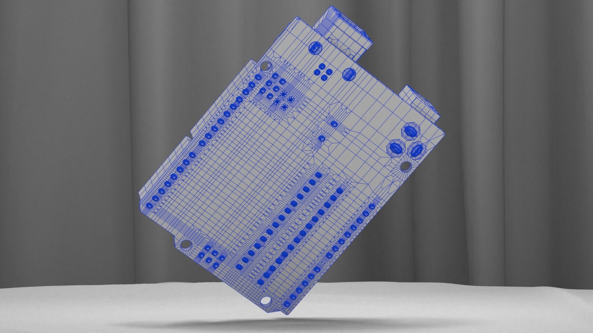 Arduino Uno R3 DIP 3D model_13