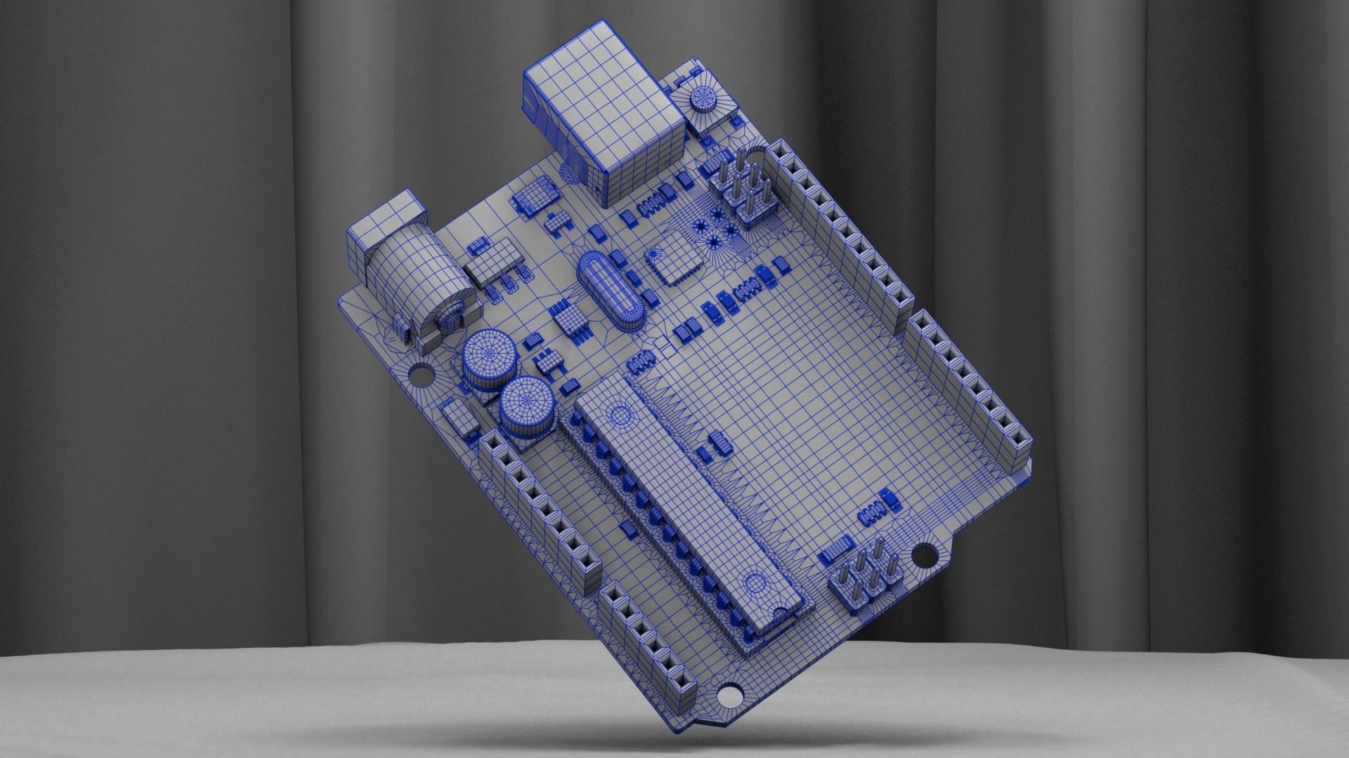 Arduino Uno R3 DIP 3D model_12