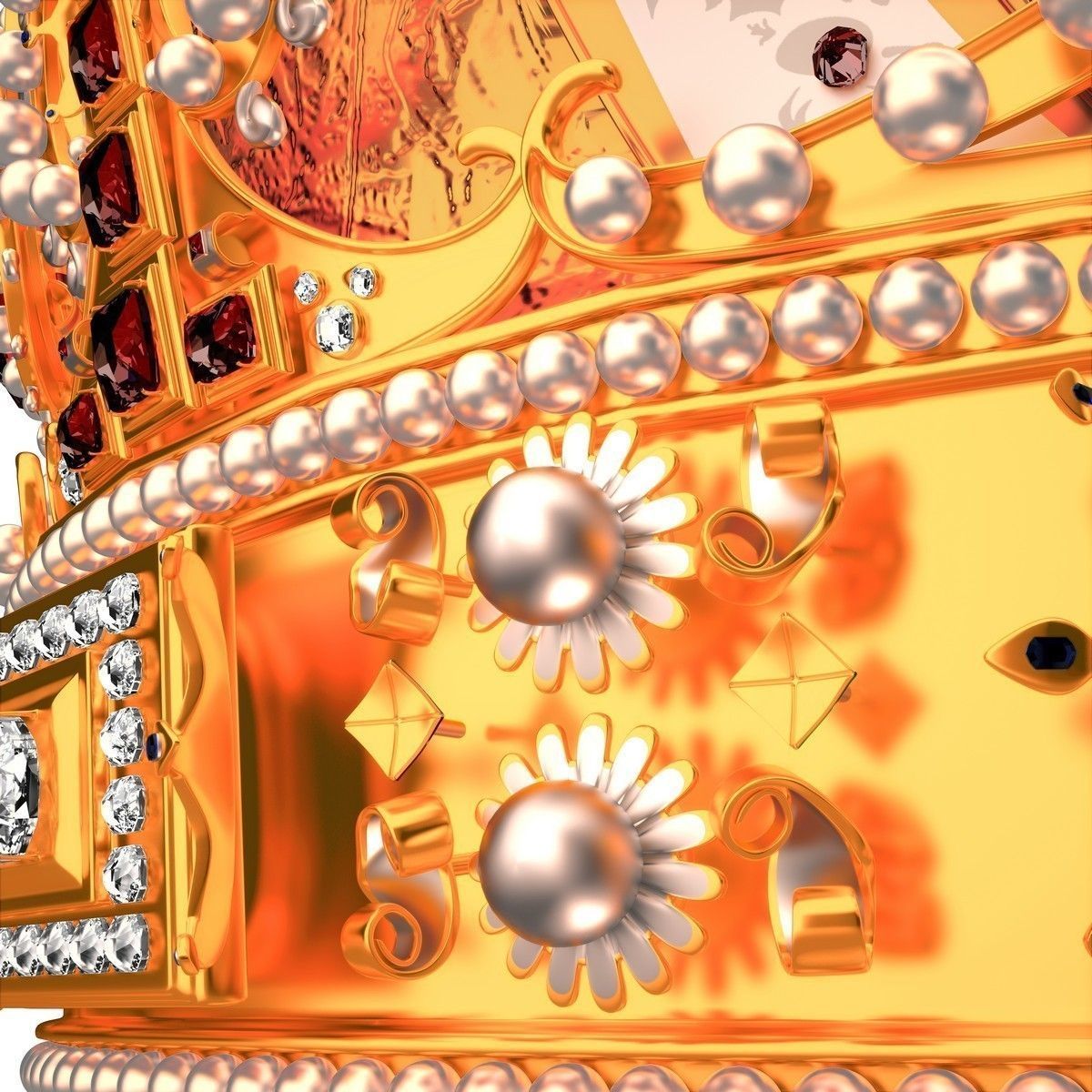 Royal crown 3D model_4