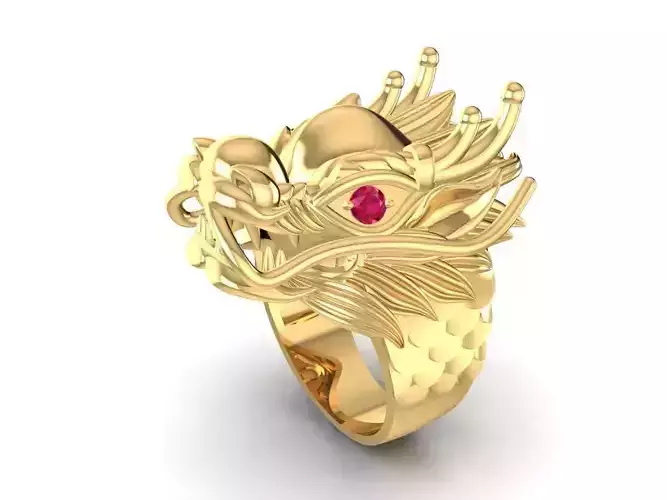 dragon ring for men 3043
