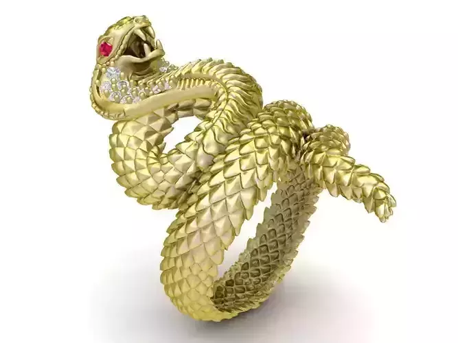 Lucky Croba Ring 3046 snake ring