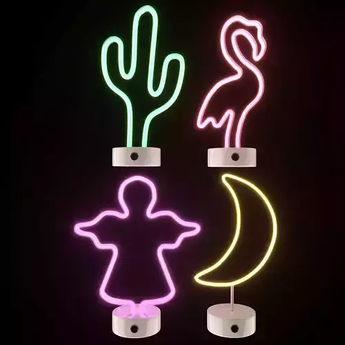 Led Neon table lamp